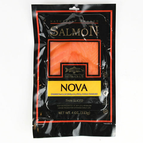 4 Oz All Natural Smoked Salmon (Homarus) - KP