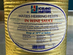 Matjes Herring Fillets in Wine Sauce (3 LB Tin)