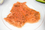 Sliced Peppered Crusted Nova Salmon (Multiple Options)